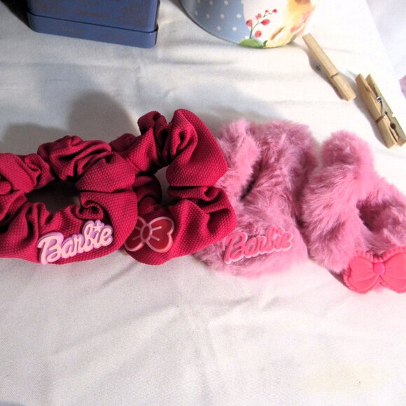 4 BARBIE HAIR SCRUNCHIES NEW - Picture 2 of 8